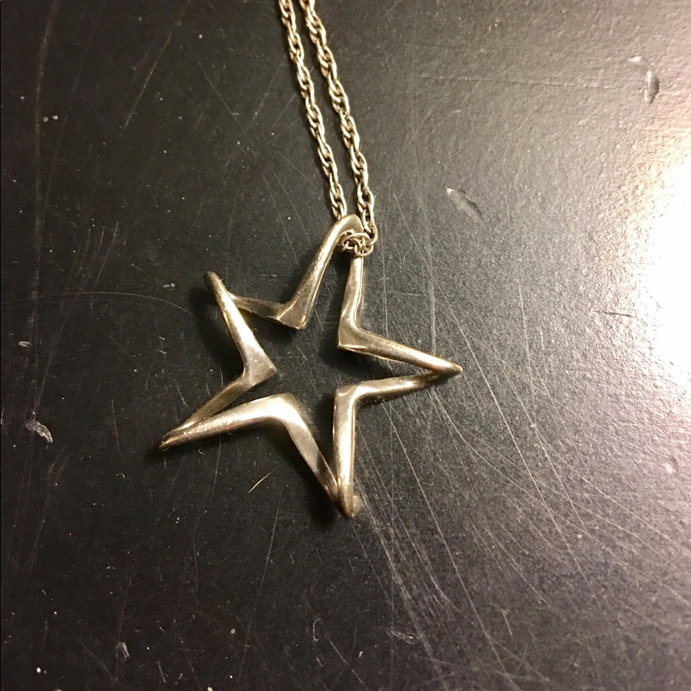James Avery twisted star pendant